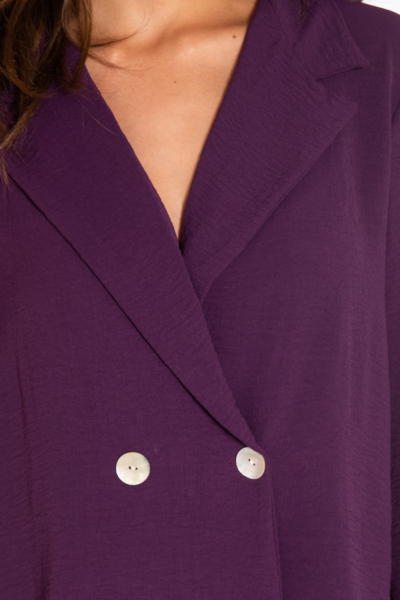 BLAZER GANTE MORADA