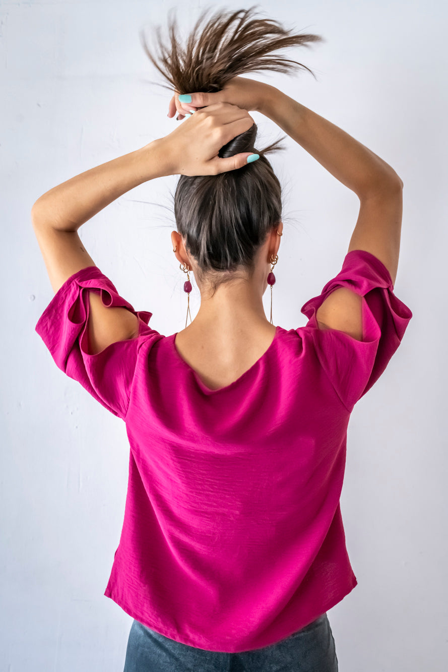 CAMISA PERÚ BUGANVILLA