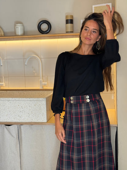 FALDA  GLASGOW GRIS.