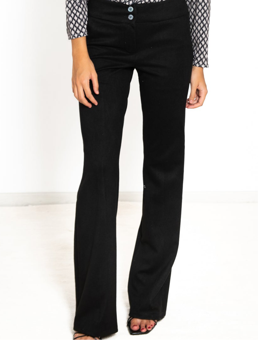 CALÇA GINEBRA PRETA.