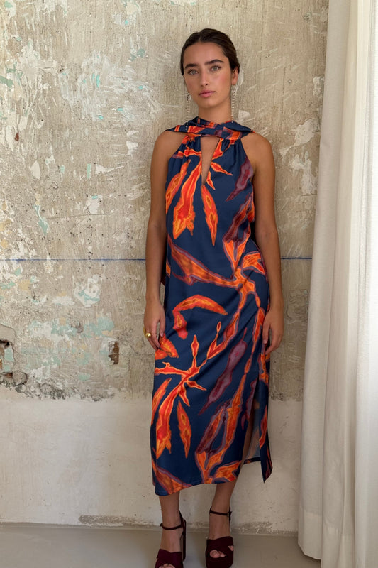 VESTIDO GRECIA MARINO