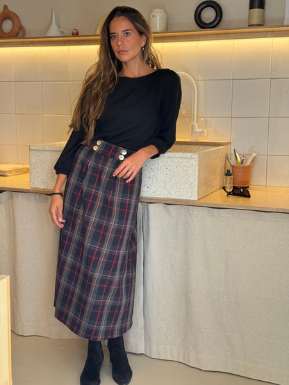 FALDA  GLASGOW GRIS.