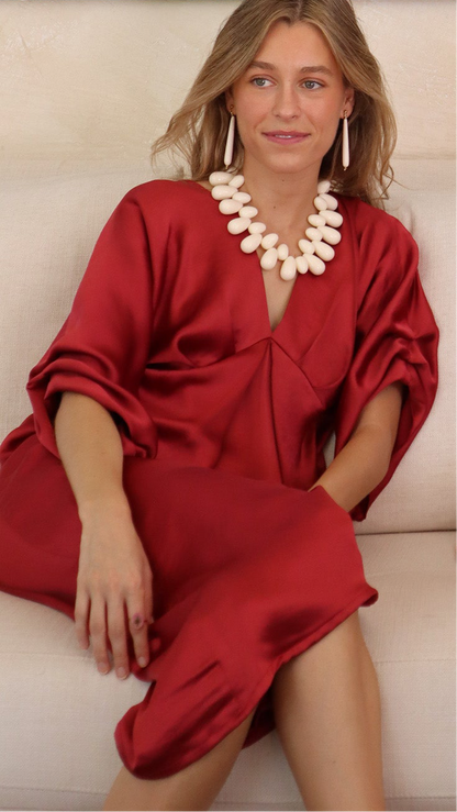 VESTIDO TANZANIA CORAL.