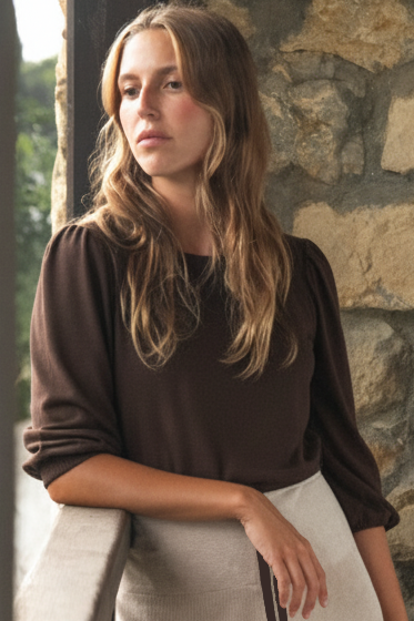 JERSEY AMSTERDAM MARRÓN.