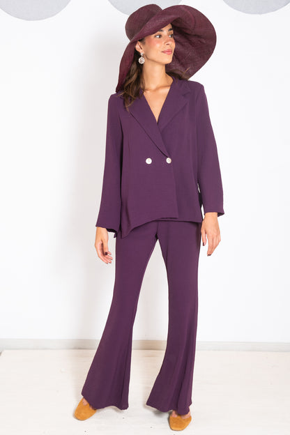BLAZER GANTE MORADA
