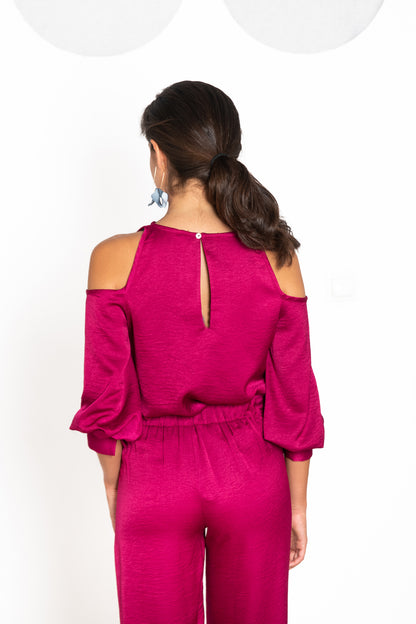 CAMISA CERDEÑA BUGANVILLA.