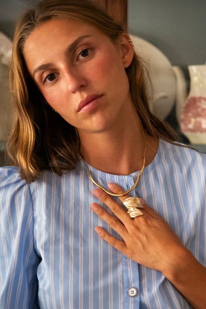 CAMISA BULGARIA CELESTE.