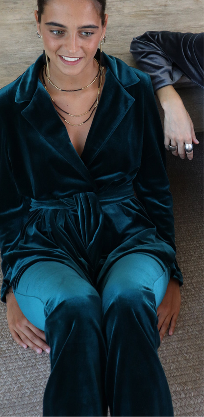 PANTALON CAMPANA VERDE