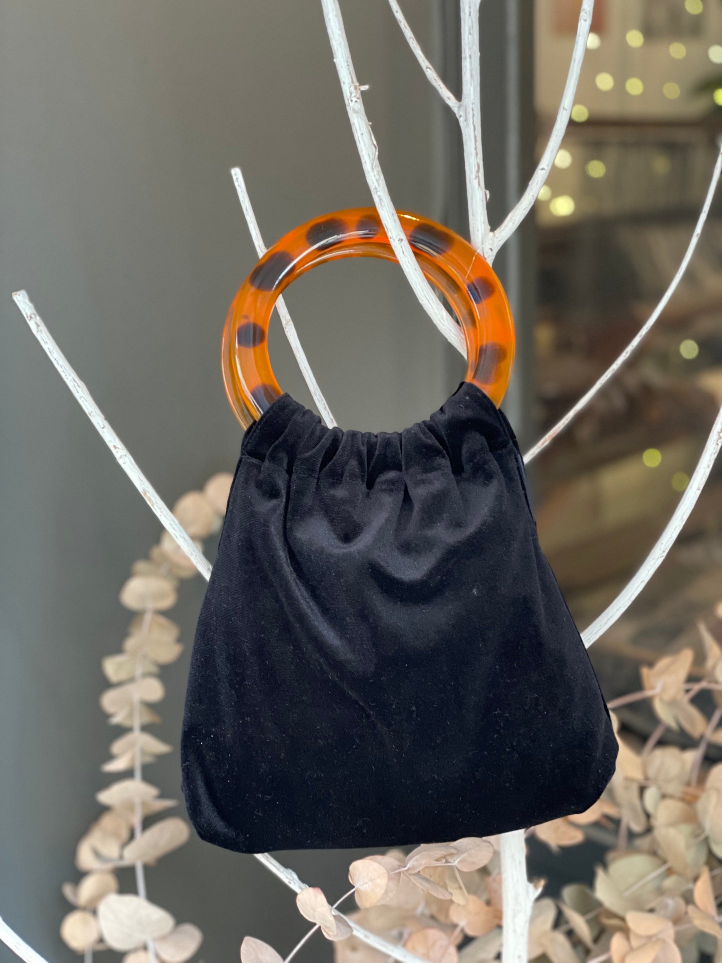 BOLSA CASCO DE TARTARUGA PRETA