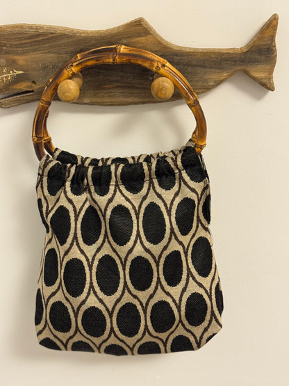 BOLSO BAMBÚ PUNTO CIRCULOS