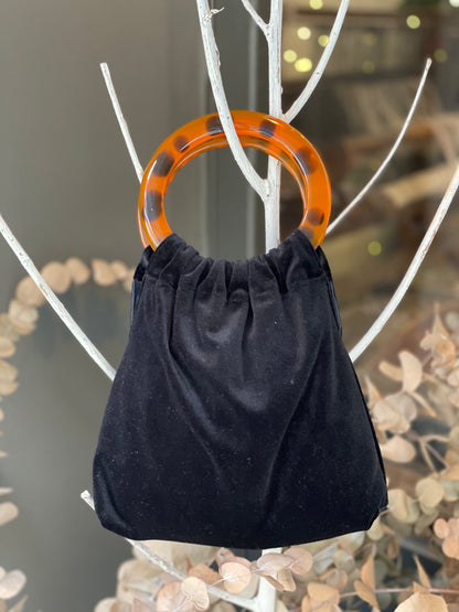 BOLSA CASCO DE TARTARUGA PRETA