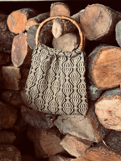 BOLSO BAMBÚ PUNTO GEOMETRICO