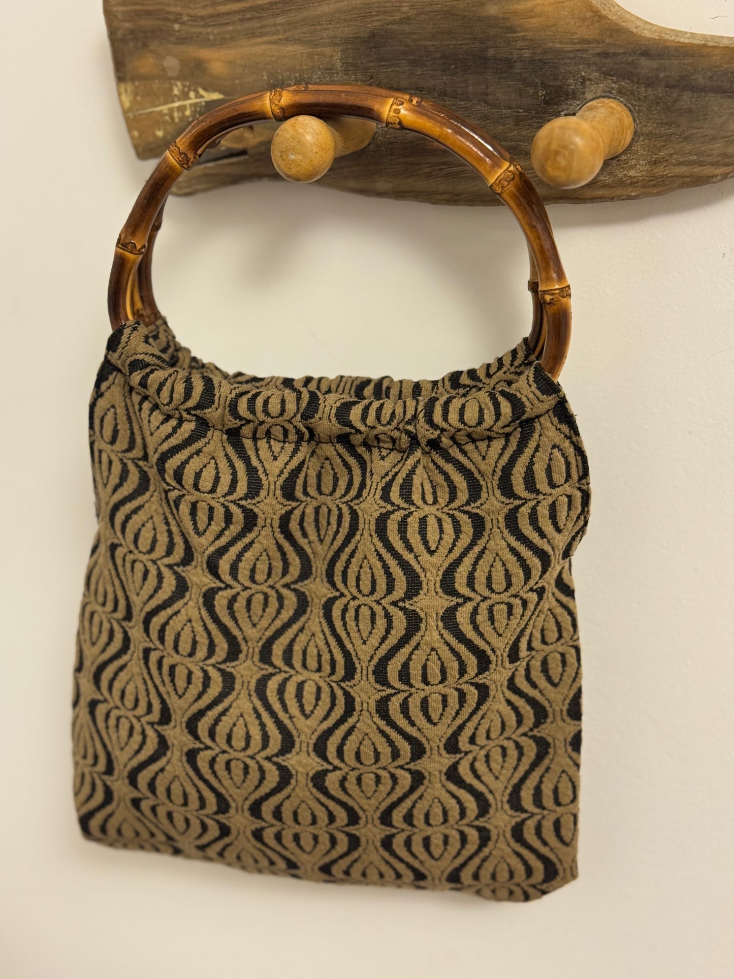 BOLSO BAMBÚ PUNTO GEOMETRICO