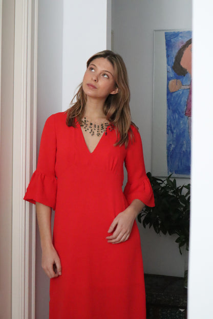 VESTIDO SIENA ROJO