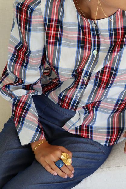 CAMISA BULGARIA ESCOCÉS. Pide una talla más