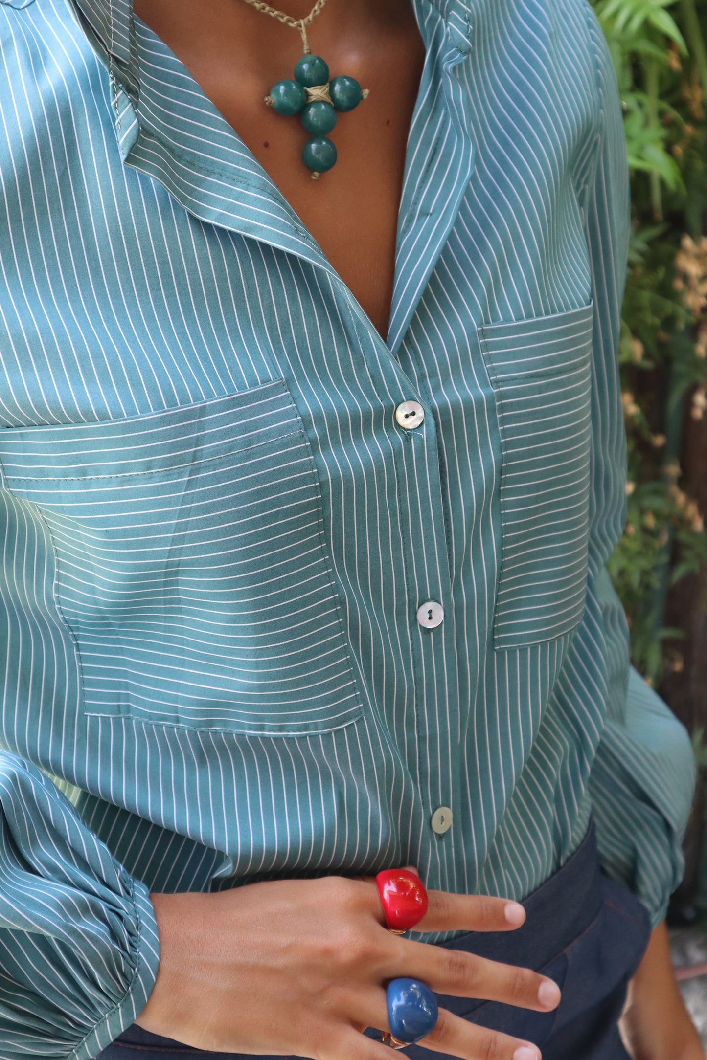 CAMISA NY VERDE.