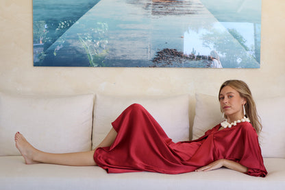 VESTIDO TANZANIA CORAL.