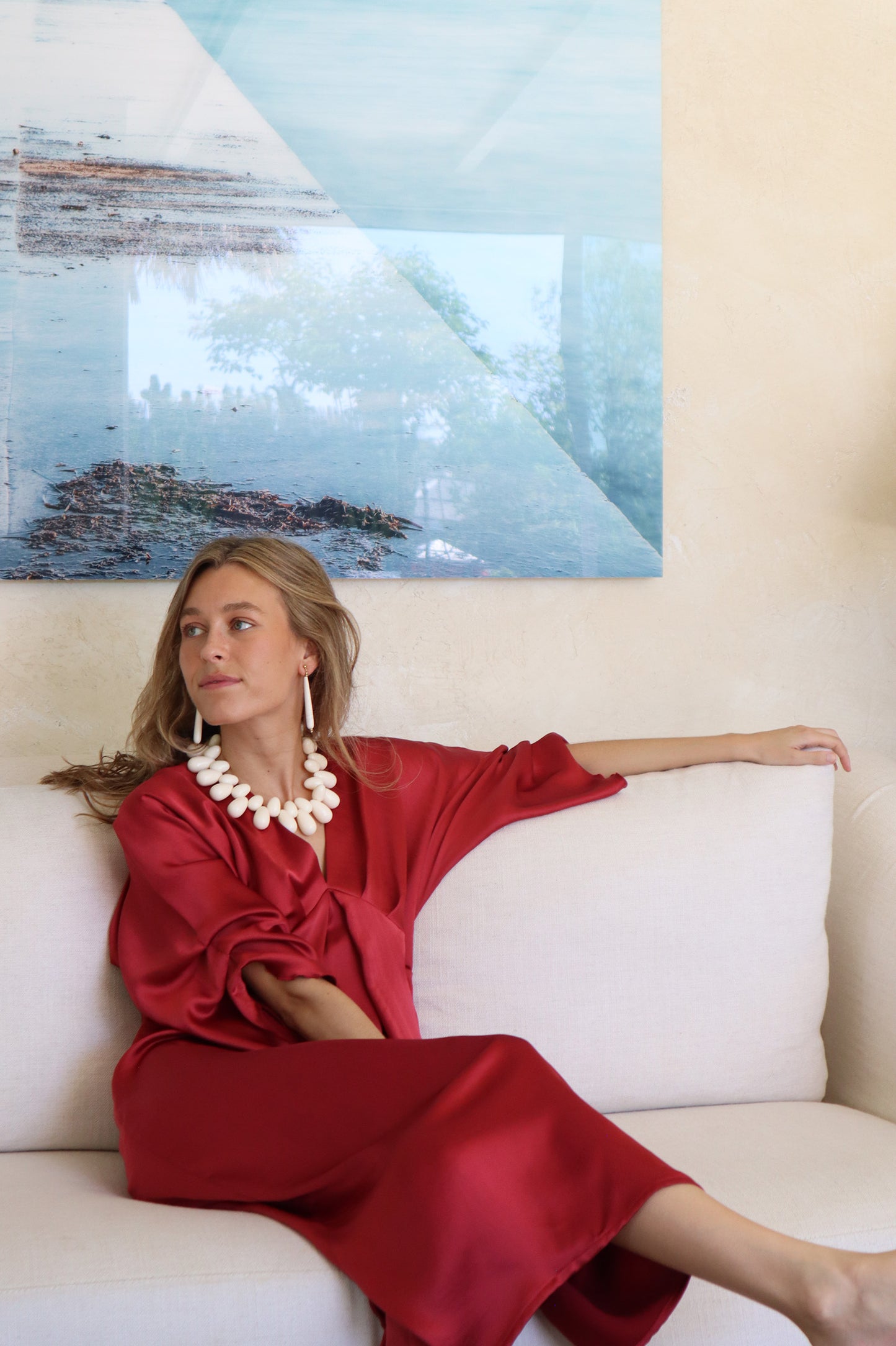 VESTIDO TANZANIA CORAL.