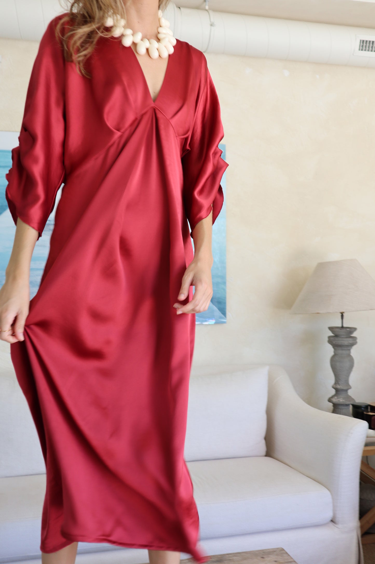 VESTIDO TANZANIA CORAL.