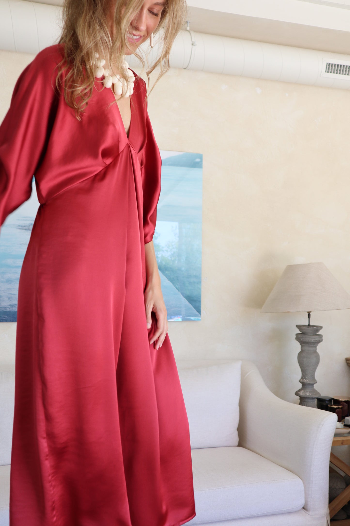 VESTIDO TANZANIA CORAL.