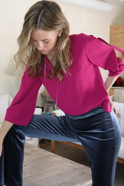 CAMISA PERÚ BUGANVILLA