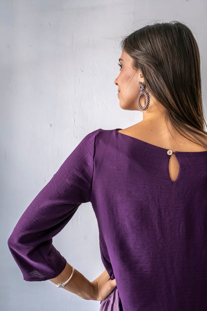 CASACA OVIEDO MORADA