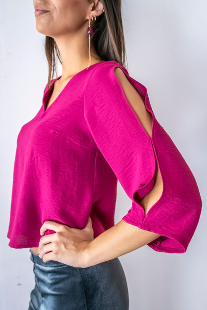 CAMISA PERÚ BUGANVILLA