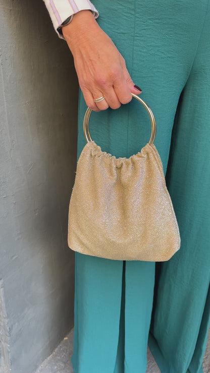 BOLSA LUREX DOURADA